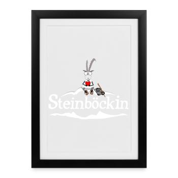 Capricorn pun - Framed poster (27 × 37 cm) - black - Front