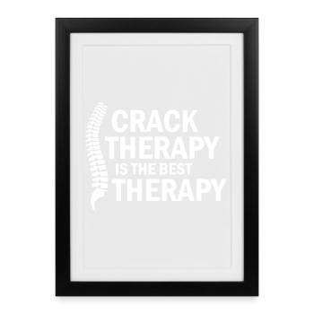 Licensed DC Professional Spinal Adjustment  - Framed poster (27 × 37 cm) - black - Front