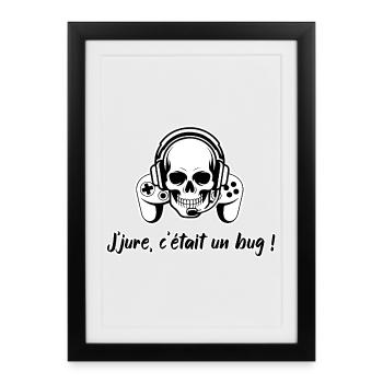 Legendary bad faith - Framed poster (27 × 37 cm) - black - Front
