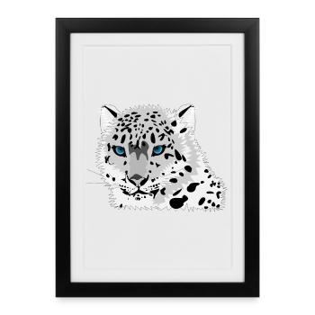 Leopard Cat - Framed poster (27 × 37 cm) - black - Front