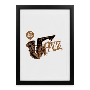 Tout ce jazz - Affiche encadrée (27 × 37 cm) - noir - Devant
