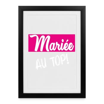 MARIEE - Affiche encadrée (27 × 37 cm) - noir - Devant