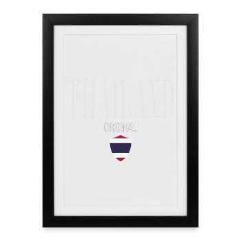 Originally from Thailand, born in Thailand - Framed poster (27 × 37 cm) - black - Front