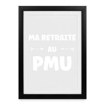 PMU Humor - Framed poster (27 × 37 cm) - black - Front