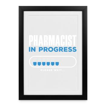 Pharmacist Pharmaceutical Technical - Framed poster (27 × 37 cm) - black - Front