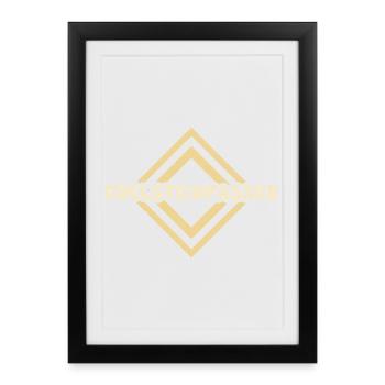 Poste de monteur de pierres précieuses - Affiche encadrée (27 × 37 cm) - noir - Devant