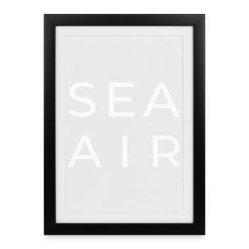 SEA AIR - Framed poster (27 × 37 cm) - black - Front
