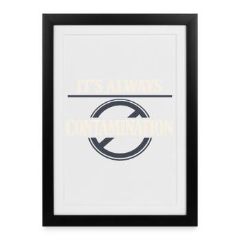 microbiology - Framed poster (27 × 37 cm) - black - Front