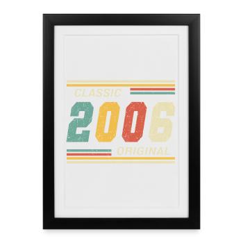2006 - Original classique - Affiche encadrée (27 × 37 cm) - noir - Devant