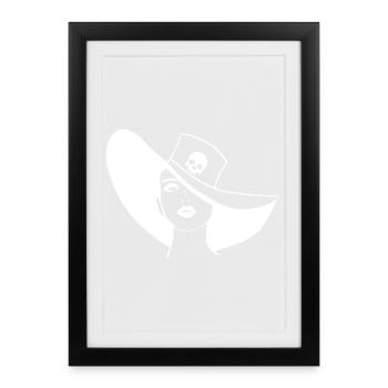 The Ghost in the Hat - Framed poster (27 × 37 cm) - black - Front