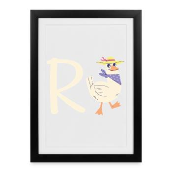 Duck Pension Retirement - Framed poster (27 × 37 cm) - black - Front