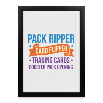 Booster de cartes à collectionner Pack Ripper Card Flipper - Affiche encadrée (27 × 37 cm) - noir - Devant
