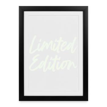 limited_edition- - Framed poster (27 × 37 cm) - black - Front