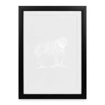 Leopard - Framed poster (27 × 37 cm) - black - Front
