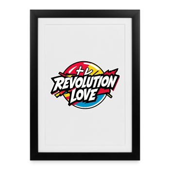 Revolution Love - Framed poster (27 × 37 cm) - black - Front