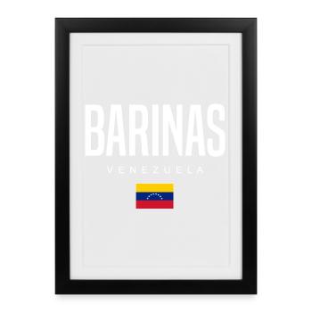 Barinas Venezuela - Framed poster (27 × 37 cm) - black - Front
