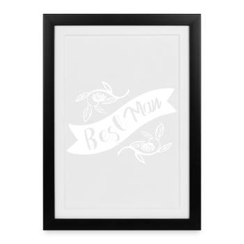 Wedding Wedding Anniversary Anniversary Wedding Sayings - Framed poster (27 × 37 cm) - black - Front