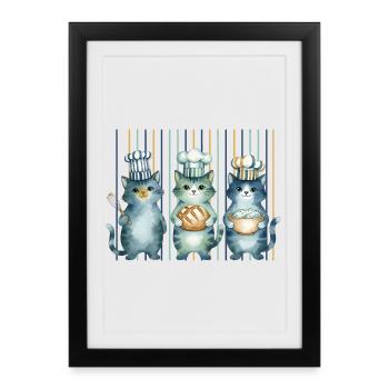 sourdough Bread Baking Baker Sourdough Starter Era - Framed poster (27 × 37 cm) - black - Front