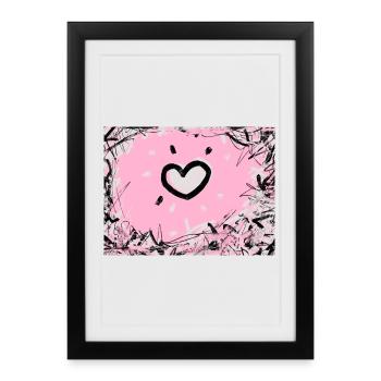 Keep Out - Framed poster (27 × 37 cm) - black - Front