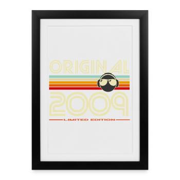 Original 2009 Retro Edition - Framed poster (27 × 37 cm) - black - Front