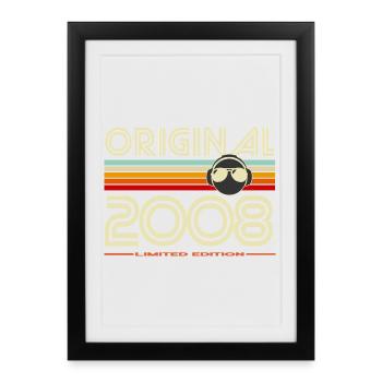 Original 2008 Retro Edition - Framed poster (27 × 37 cm) - black - Front