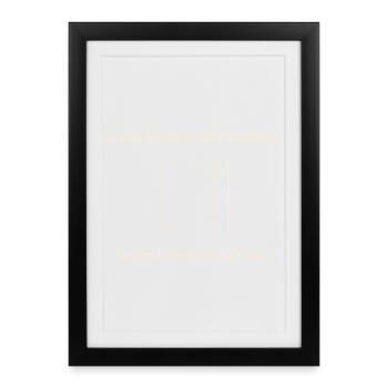 The classic for a change of perspective - Framed poster (27 × 37 cm) - black - Front