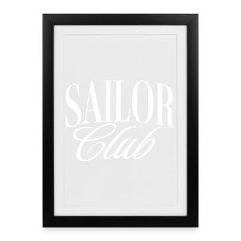 Sailor CLub - Framed poster (27 × 37 cm) - black - Front