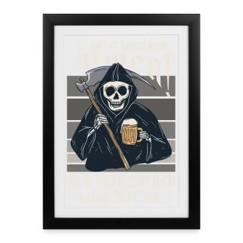Il appelle je viendrai te chercher ! - Affiche encadrée (27 × 37 cm) - noir - Devant