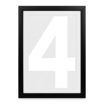 4 - Affiche encadrée (27 × 37 cm) - noir - Devant