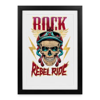 Ride - Framed poster (27 × 37 cm) - black - Front