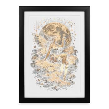 Gothique de fées du noyau des fées - Affiche encadrée (27 × 37 cm) - noir - Devant