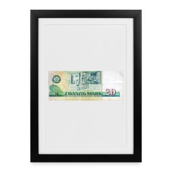20 mark der ddr - Affiche encadrée (27 × 37 cm) - noir - Devant