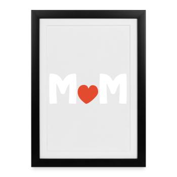 Maman drôle Mamie Motif de cadeau pour la fête des mères Humour - Affiche encadrée (27 × 37 cm) - noir - Devant