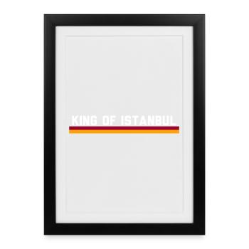 Aslan Istanbul - Affiche encadrée (27 × 37 cm) - noir - Devant