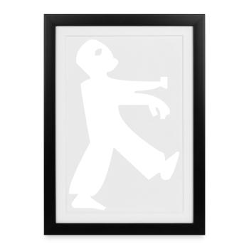 zombi - Affiche encadrée (27 × 37 cm) - noir - Devant