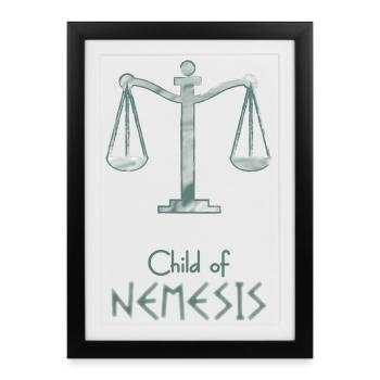 Child of Nemesis – Percy Jackson inspired design - Framed poster (27 × 37 cm) - black - Front