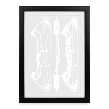 HoytConceptFX_PlansW - Framed poster (27 × 37 cm) - black - Front