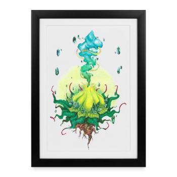 06. Healer's Soul - Framed poster (27 × 37 cm) - black - Front