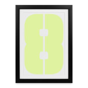 8 - Affiche encadrée (27 × 37 cm) - noir - Devant