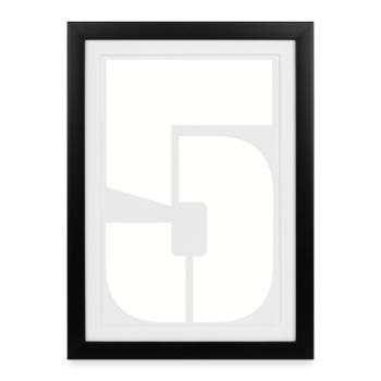5 - Framed poster (27 × 37 cm) - black - Front