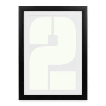 2 - Affiche encadrée (27 × 37 cm) - noir - Devant