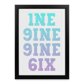 Millésime 1996 - Affiche encadrée (27 × 37 cm) - noir - Devant