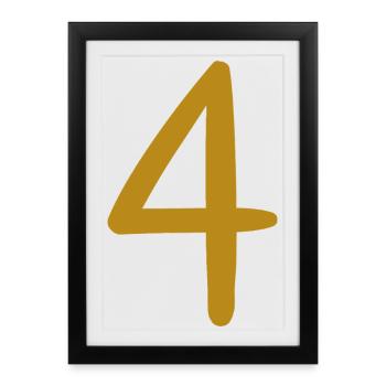4 - Framed poster (27 × 37 cm) - black - Front