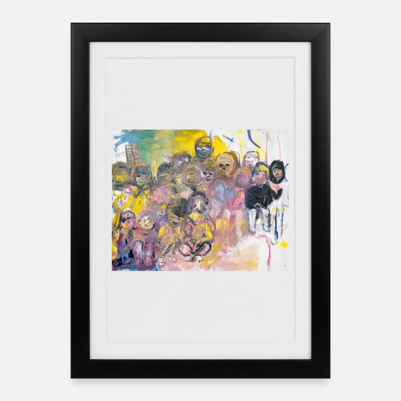 Enfants? - Affiche encadrée (27 × 37 cm) - noir
