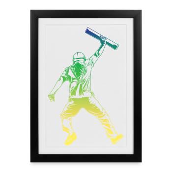 Architect Retro Style - Framed poster (27 × 37 cm) - black - Front