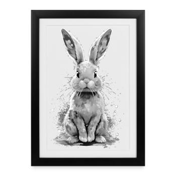 🅛🅐🅟🅘🅝 - Affiche encadrée (27 × 37 cm) - noir - Devant