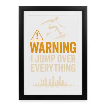 La vie est trop courte pour un mauvais café - Affiche encadrée (27 × 37 cm) - noir - Devant
