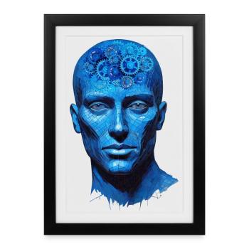 HEAD GEARS - Framed poster (27 × 37 cm) - black - Front