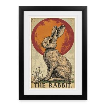Bunny Bunny - Framed poster (27 × 37 cm) - black - Front