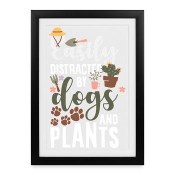 Garden & Plant Lovers Gifts - Framed poster (27 × 37 cm) - black - Front